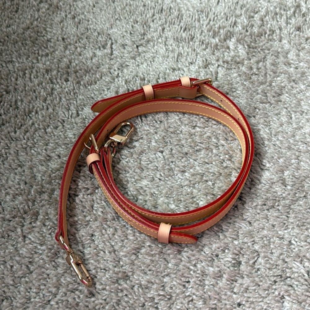 Vachetta leather crossbody strap replacement for LV speedy